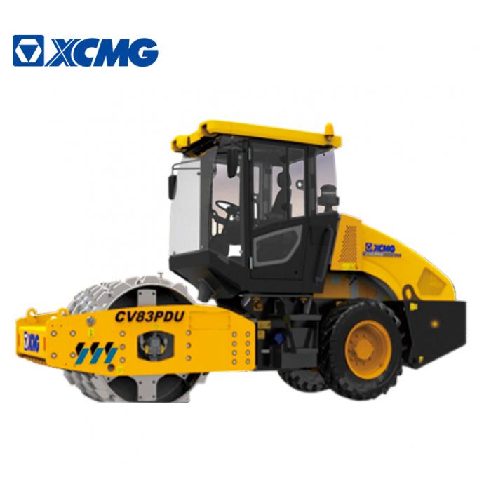3,5 tonnes de tambour simple hydraulique de rouleau de route vibratoire avec la couleur jaune