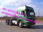Dimension 6110 x 2496 x 2958mm de camion de tracteur du camion 336hp 4x2 de moteur de Sinotruk Howo avec 2.0inch