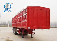 De cargaison série rouge 13m de semi-remorque de camions de remorque semi semi-remorque de cargaison de trois axes