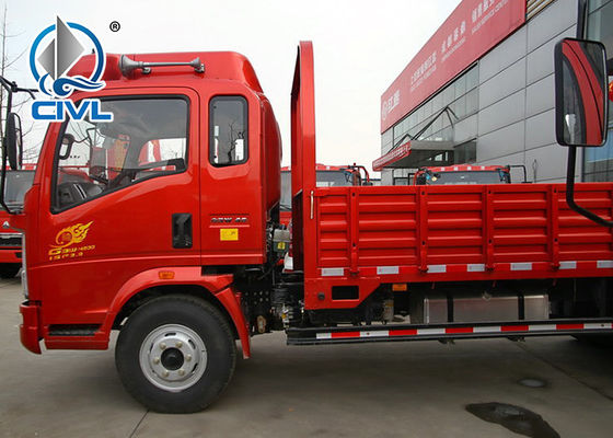 4x2 allument le camion commercial de faible puissance de la marque 10T de Sinotruk Howo7 de camion de boîte de camion de cargaison/cargaison