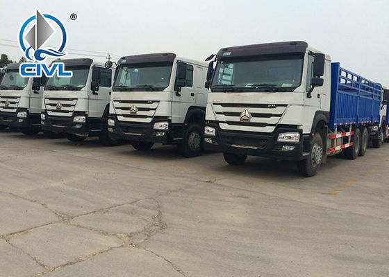 Camions commerciaux lourds 336HP avec l'euro de surcharge fort II de camion de cargaison d'axes et de pneus