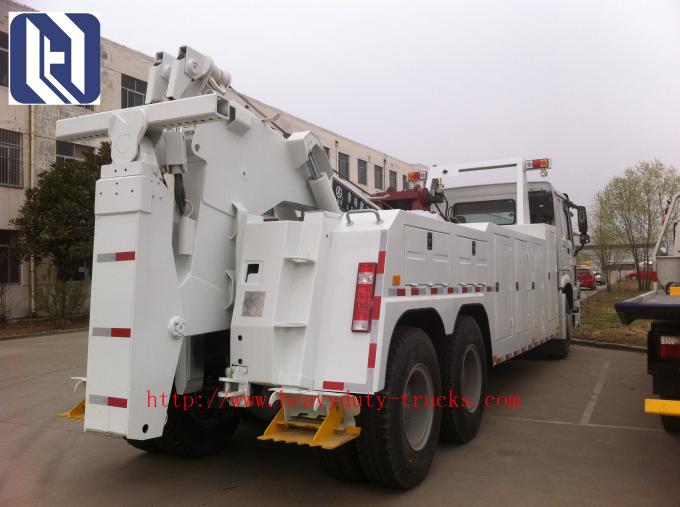 Camion à plat léger 4x2 de Sinotruk HOWO QL1070 8 tonnes de 120hp de jaune de couleur de dépanneuse de naufrageur