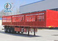 De cargaison série rouge 13m de semi-remorque de camions de remorque semi semi-remorque de cargaison de trois axes