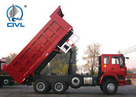 Prix de l'empattement du camion à benne basculante de moteur de l'euro II 6X4 Tipper Truck Sand Transport Vehicle bon (millimètre) 3825+1350 résistants diesel