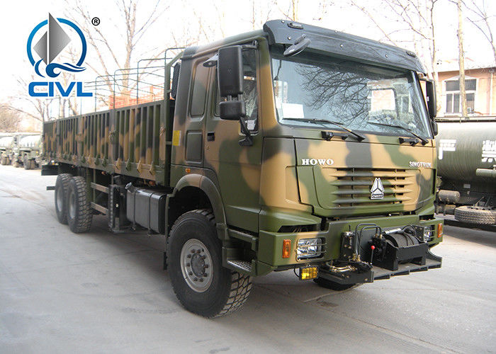 camion lourd SINOTRUK 6x6 de la cargaison 371HP tous les camions résistants EUROII/III de camion de cargaison d'entraînement de roue