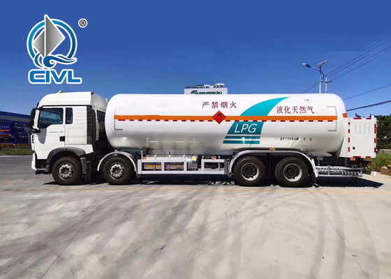 camion liquide diesel/chimique de carburant de camion de réservoir de 25m3 LPG de réservoir de camion de réservoir