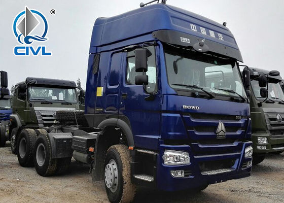 couleur de haute qualité de bleu de Sinotruk 6x4 de camion de tracteur de camion résistant du moteur 336HP